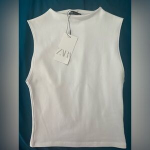 Zara Women's White Tank Top